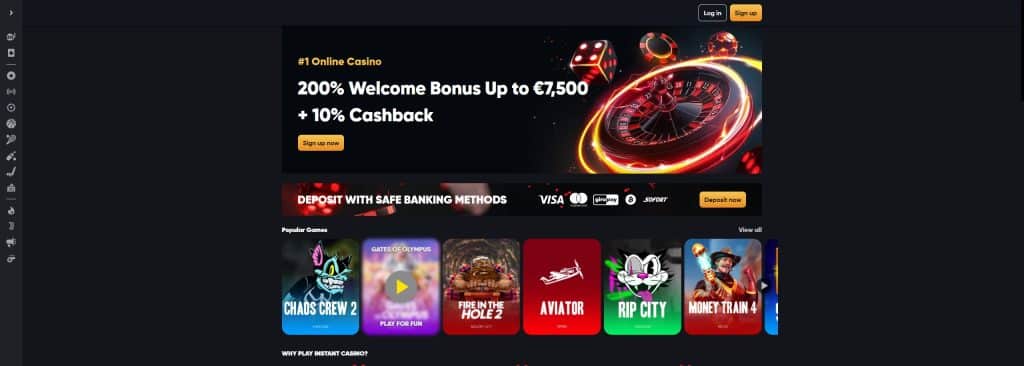 Instant Casino - South Dakota Online Casinos